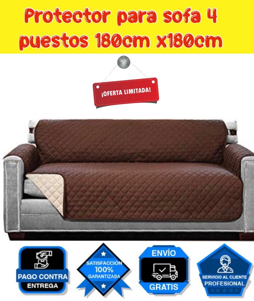 protector para sofá 4 puestos ⭐️⭐️⭐️⭐️⭐5/5