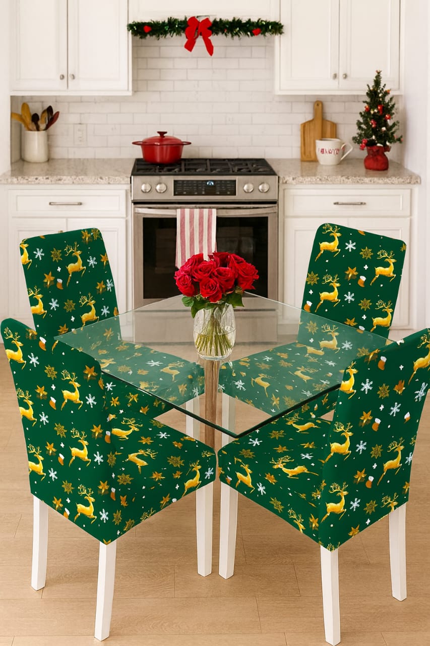 OFERTA EN FUNDAS PARA SILLAS EDICIÓN NAVIDAD🎄🎄🦌🎅