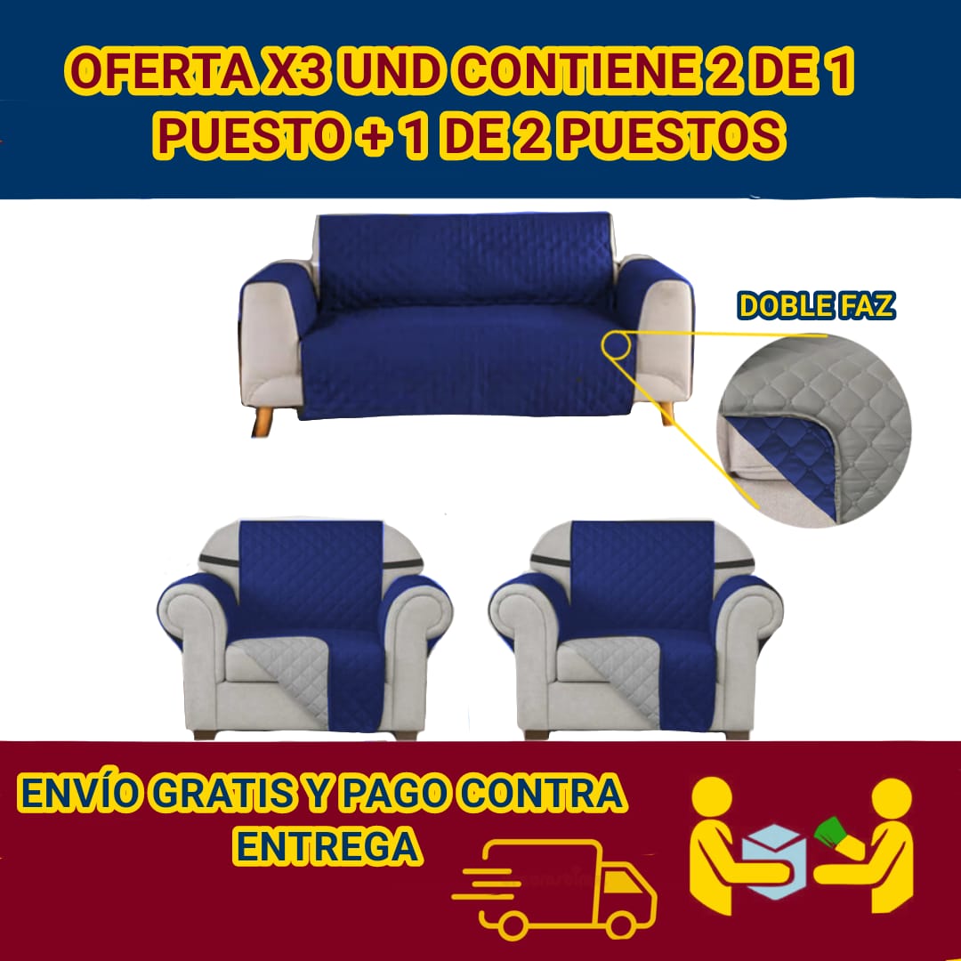 Protectores PREMIUM acolchados para sofás ⭐️⭐️⭐️⭐️⭐5/5