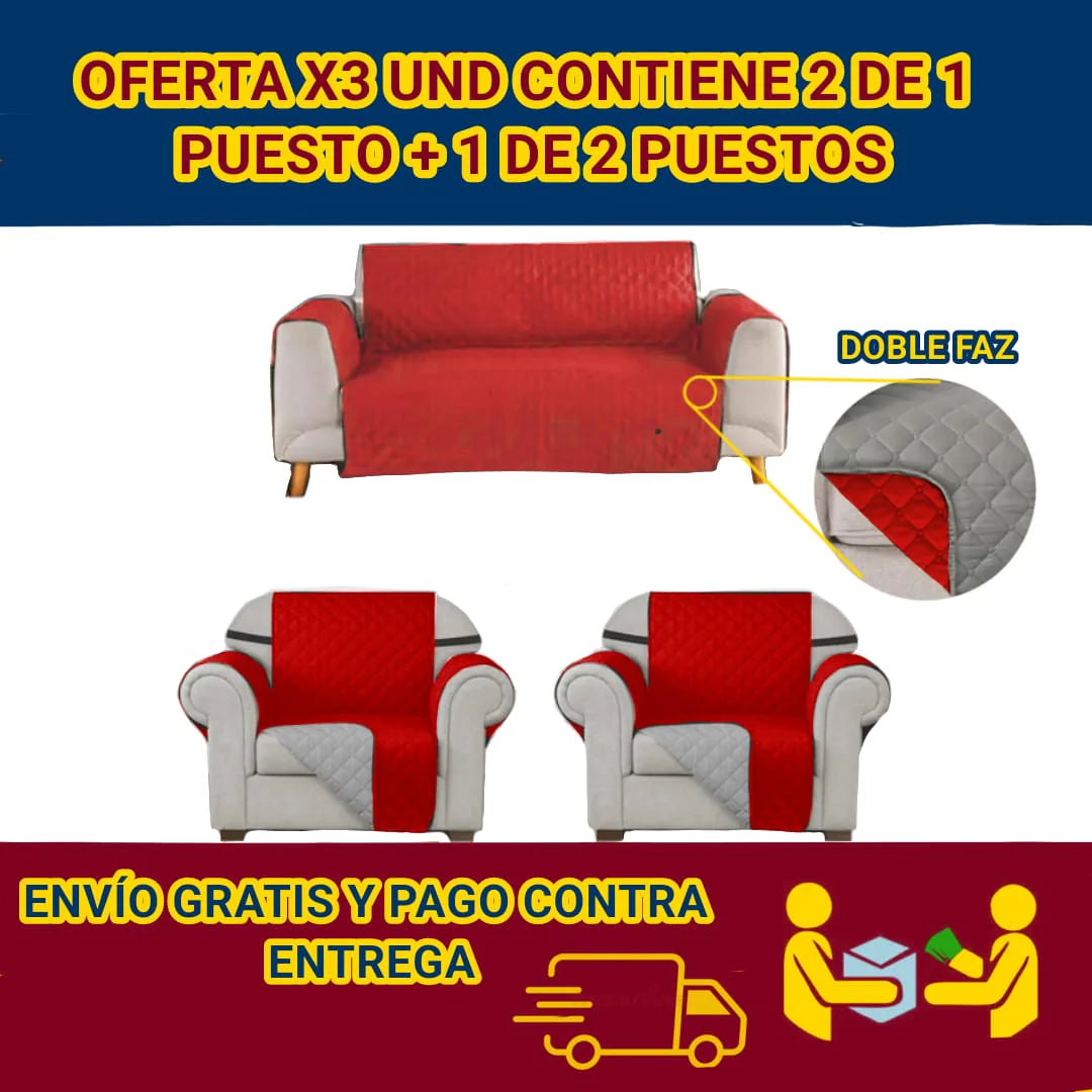 Protectores PREMIUM acolchados para sofás ⭐️⭐️⭐️⭐️⭐5/5