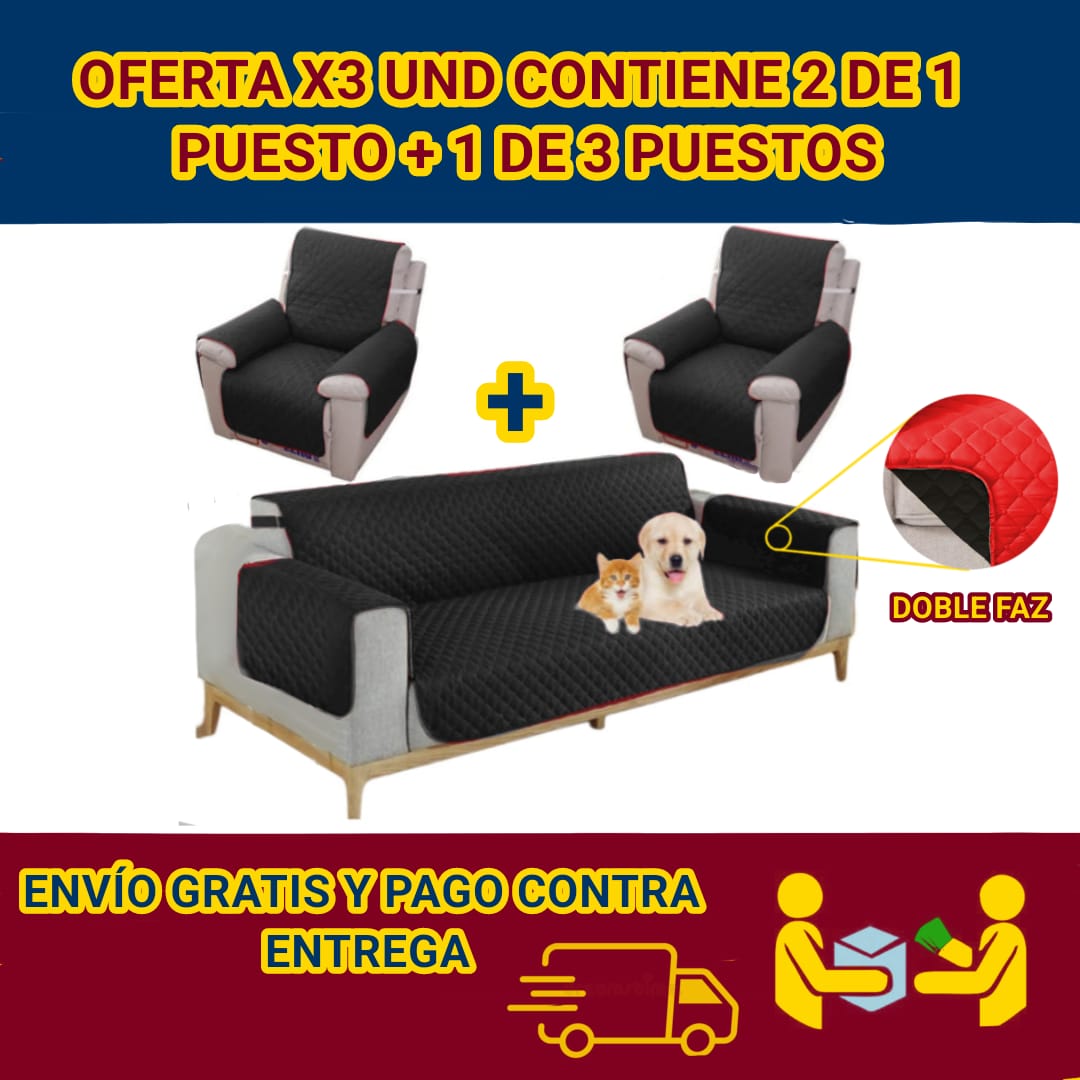 Protectores PREMIUM acolchados para sofás ⭐️⭐️⭐️⭐️⭐5/5