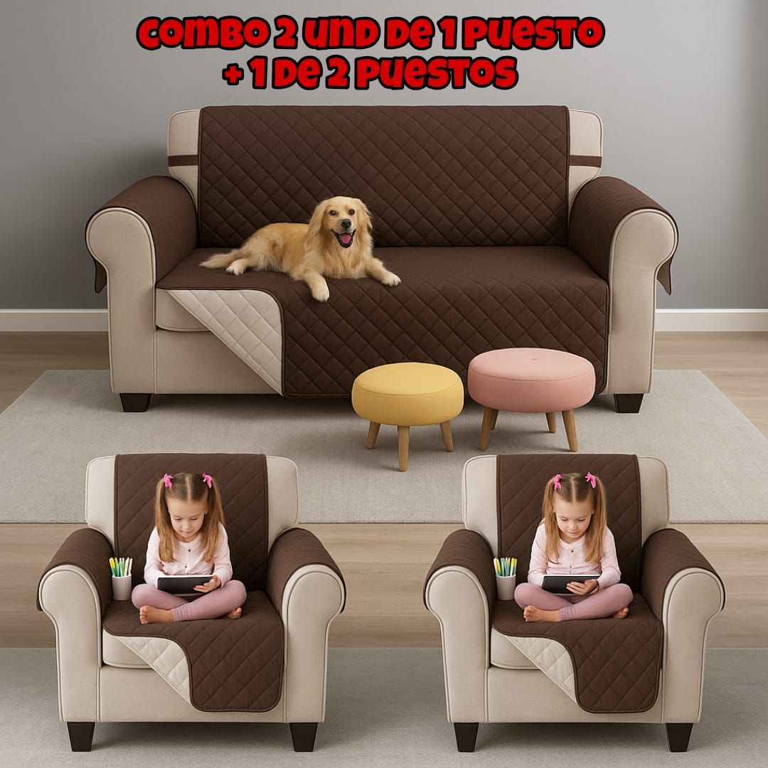 Protectores PREMIUM acolchados para sofás ⭐️⭐️⭐️⭐️⭐5/5