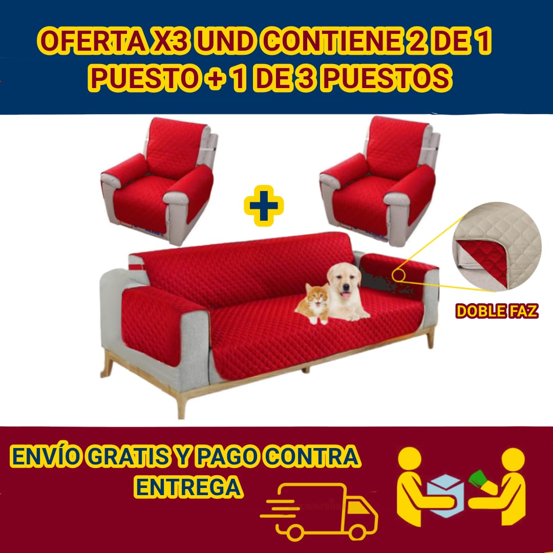 Protectores PREMIUM acolchados para sofás ⭐️⭐️⭐️⭐️⭐5/5