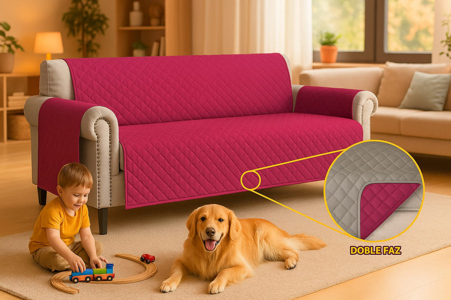 Protectores PREMIUM acolchados para sofás ⭐️⭐️⭐️⭐️⭐5/5