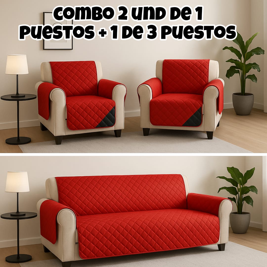 Protectores PREMIUM acolchados para sofás ⭐️⭐️⭐️⭐️⭐5/5