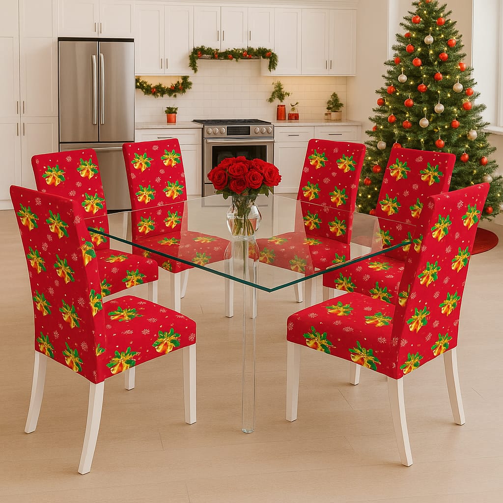 OFERTA EN FUNDAS PARA SILLAS EDICIÓN NAVIDAD🎄🎄🦌🎅