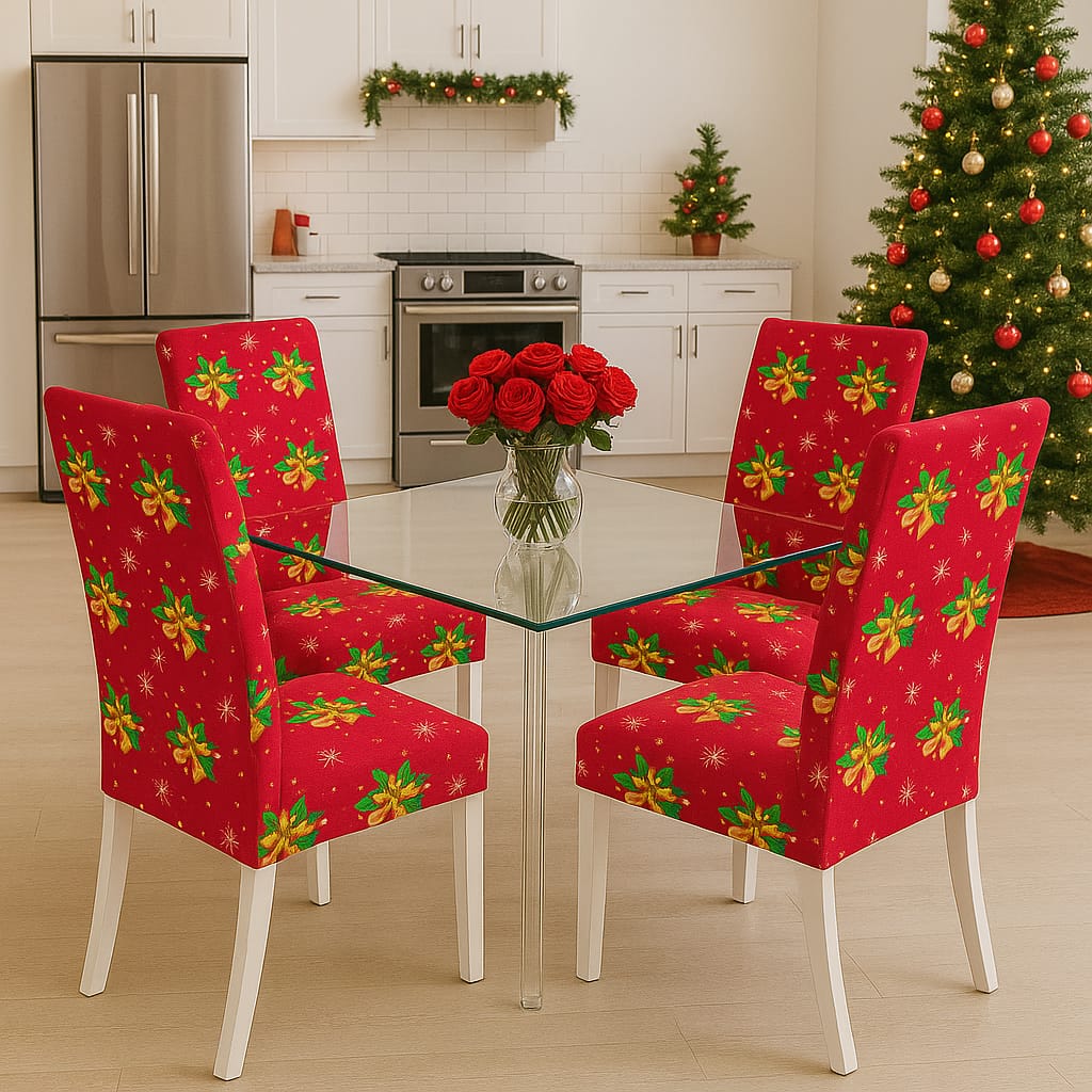 OFERTA EN FUNDAS PARA SILLAS EDICIÓN NAVIDAD🎄🎄🦌🎅