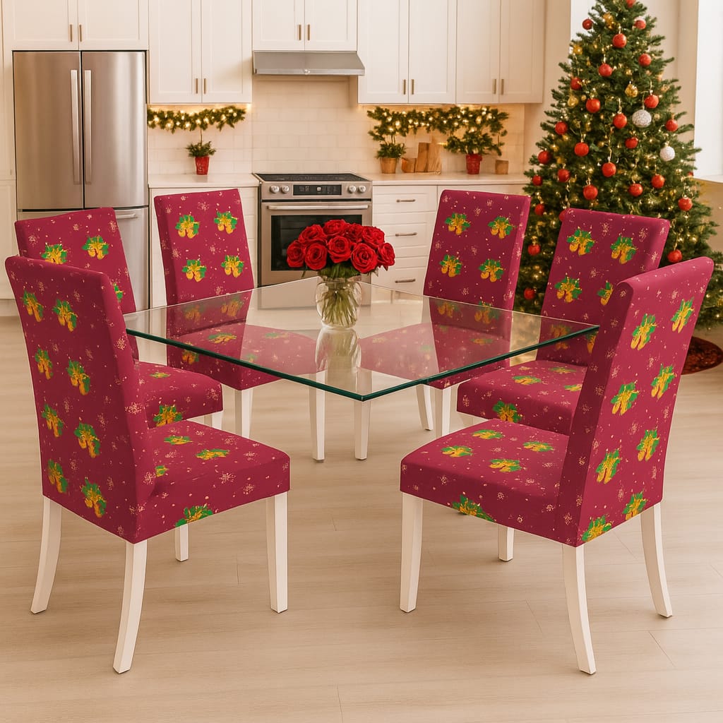 OFERTA EN FUNDAS PARA SILLAS EDICIÓN NAVIDAD🎄🎄🦌🎅
