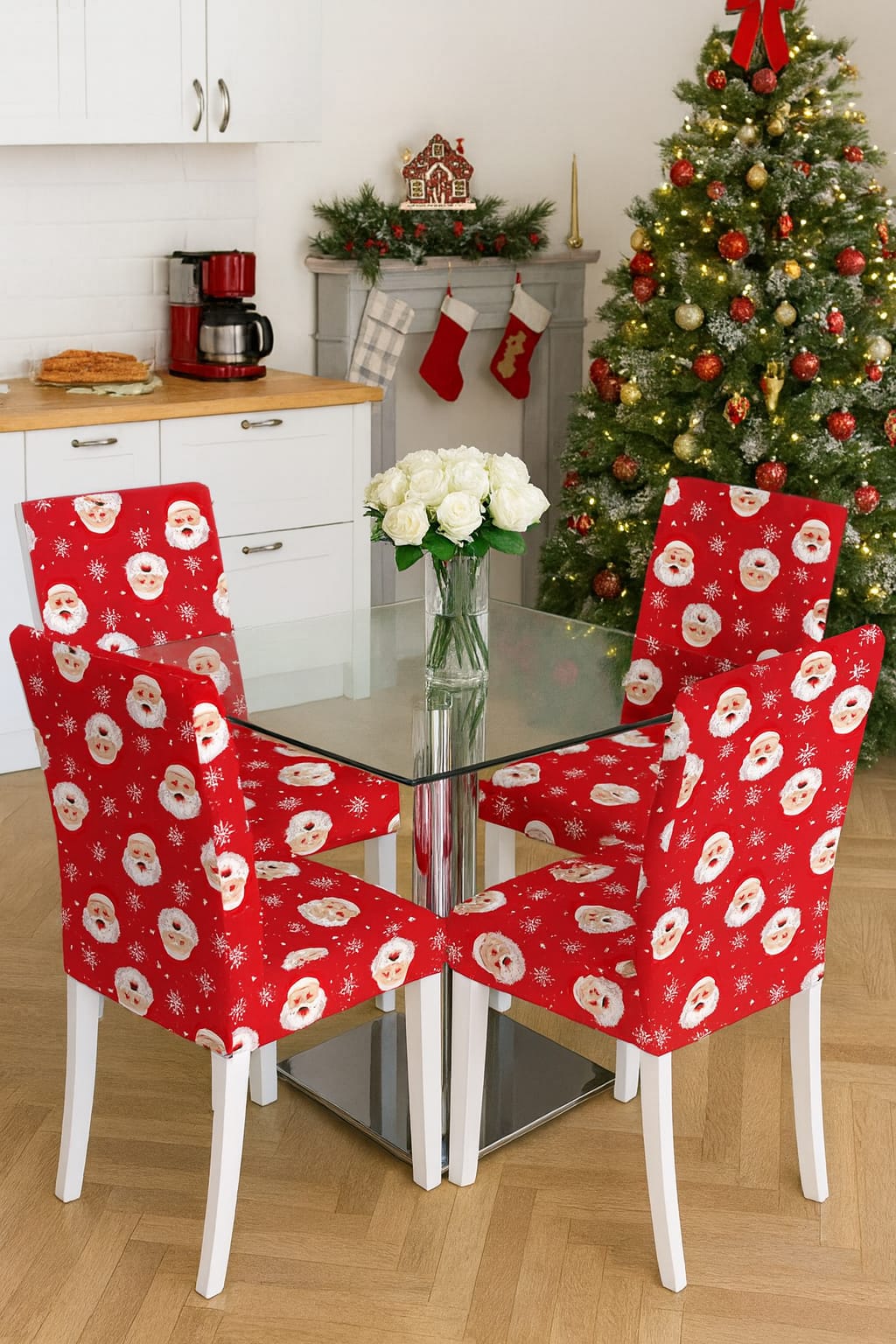OFERTA EN FUNDAS PARA SILLAS EDICIÓN NAVIDAD🎄🎄🦌🎅