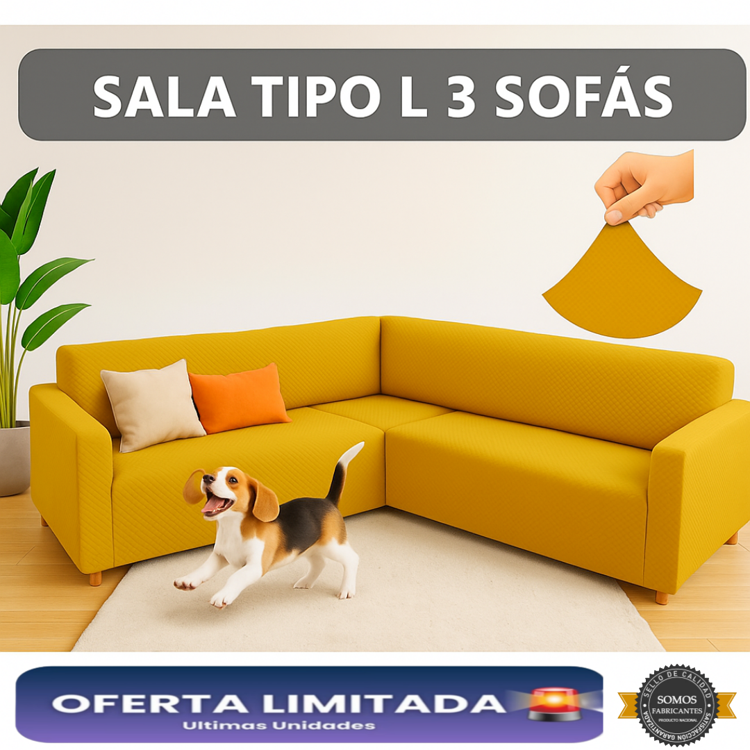 FUNDA PREMIUM AJUSTABLE PARA SOFA -15% Y 20% DE DESCUENTO ⭐️⭐️⭐️⭐️⭐️