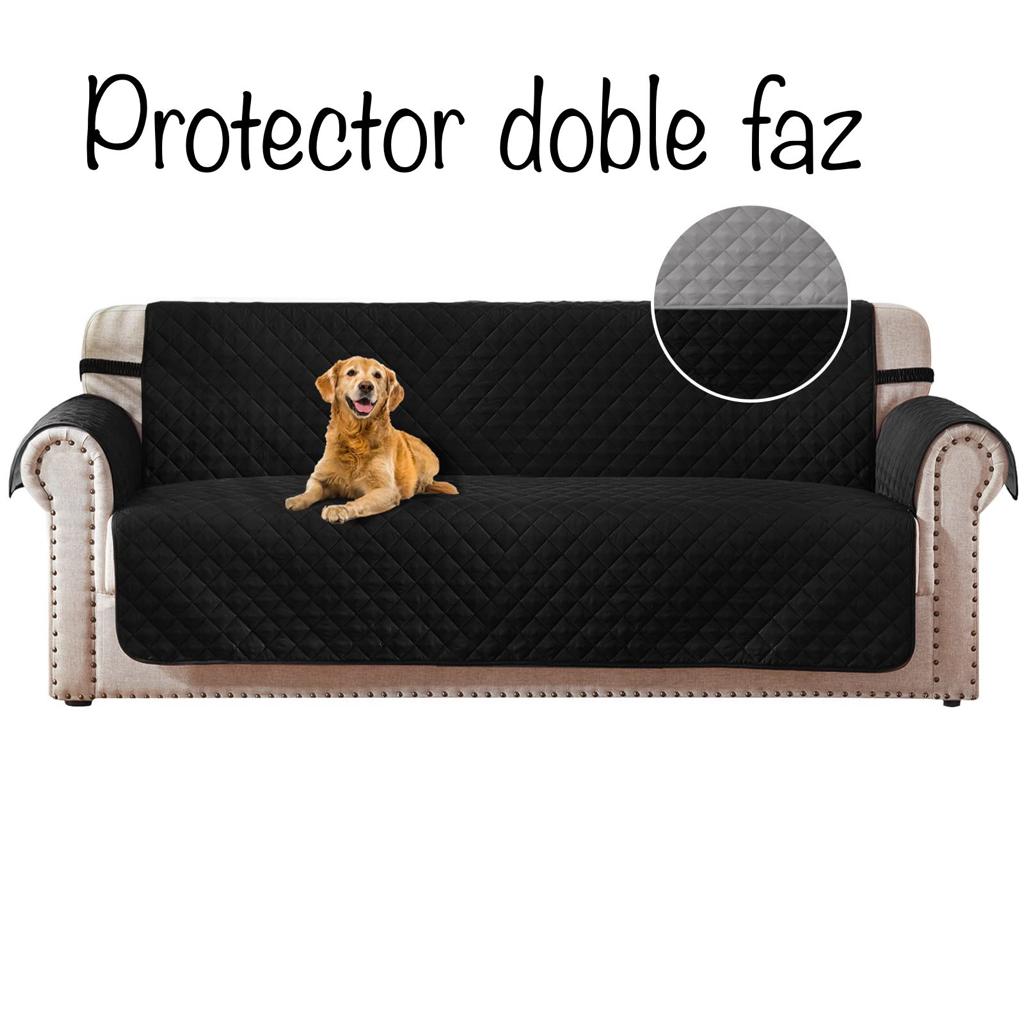 Funda Doble Faz Forro Protector Sofa 3 Puestos GENERICO