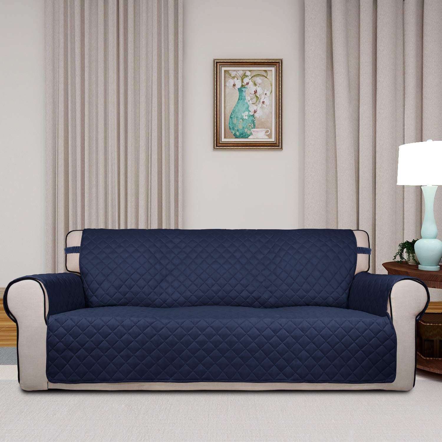 Cubre Sofa Ultrasonic 3 Pzas. Color Azul-Gris – Perfect Home