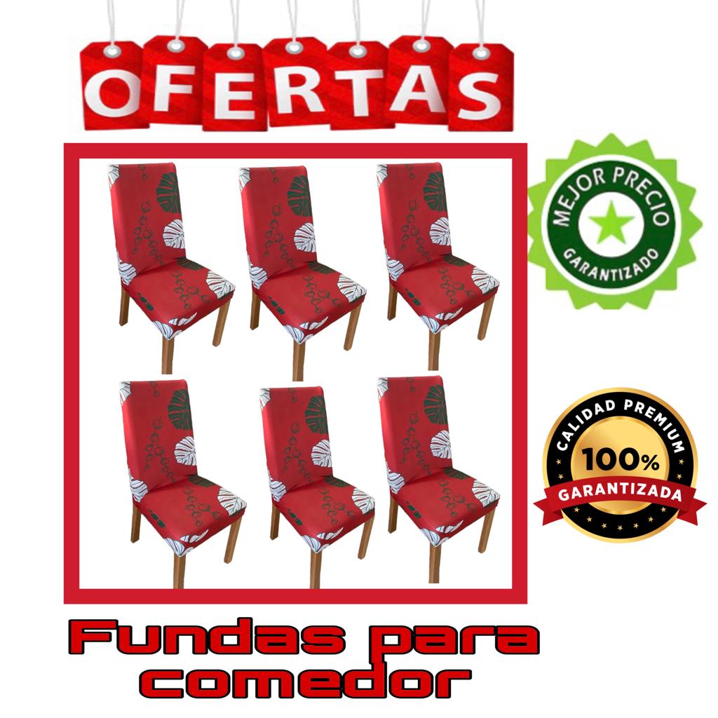 PROMOCION EN FUNDAS ESTAMPADAS Y AJUSTABLES PARA SILLAS DE COMEDOR 5/5⭐️⭐️⭐️⭐️⭐️