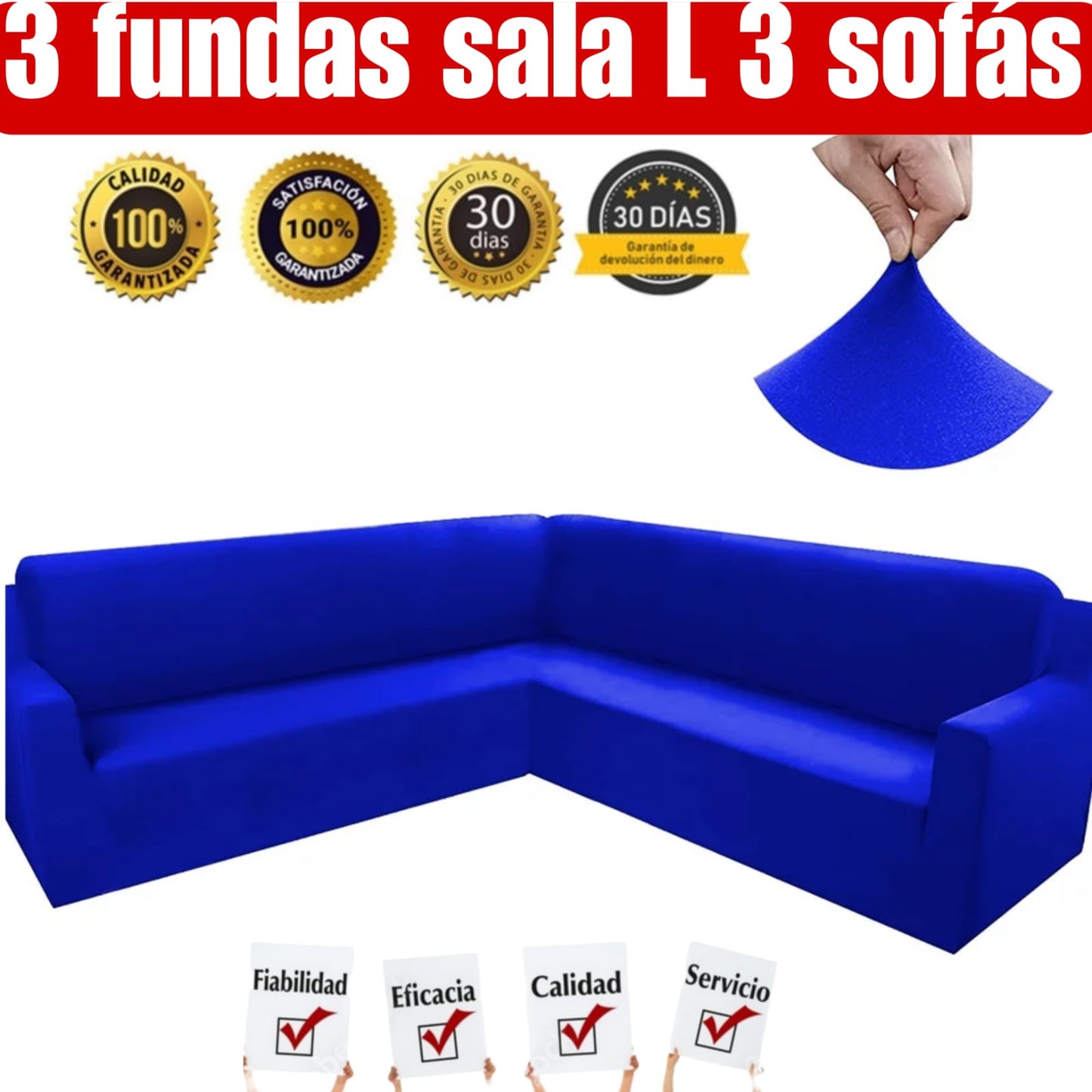 OFERTA EN FUNDAS AJUSTABLES PARA SOFA TIPO L 3 PIEZAS ⭐️⭐️⭐️⭐️⭐️5/5