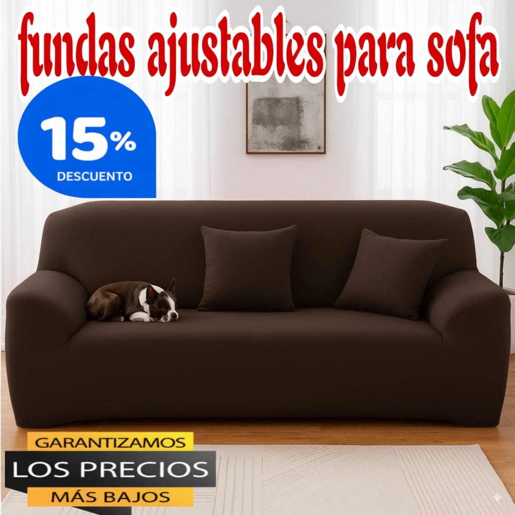 FUNDA PREMIUM AJUSTABLE PARA SOFA  -15% Y 20% DE DESCUENTO ⭐️⭐️⭐️⭐️⭐️