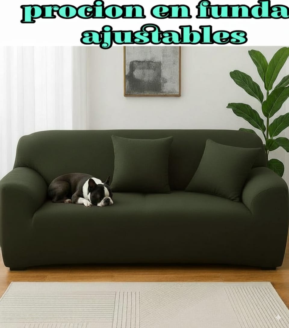 FUNDA PREMIUM AJUSTABLE PARA SOFA  -15% Y 20% DE DESCUENTO ⭐️⭐️⭐️⭐️⭐️