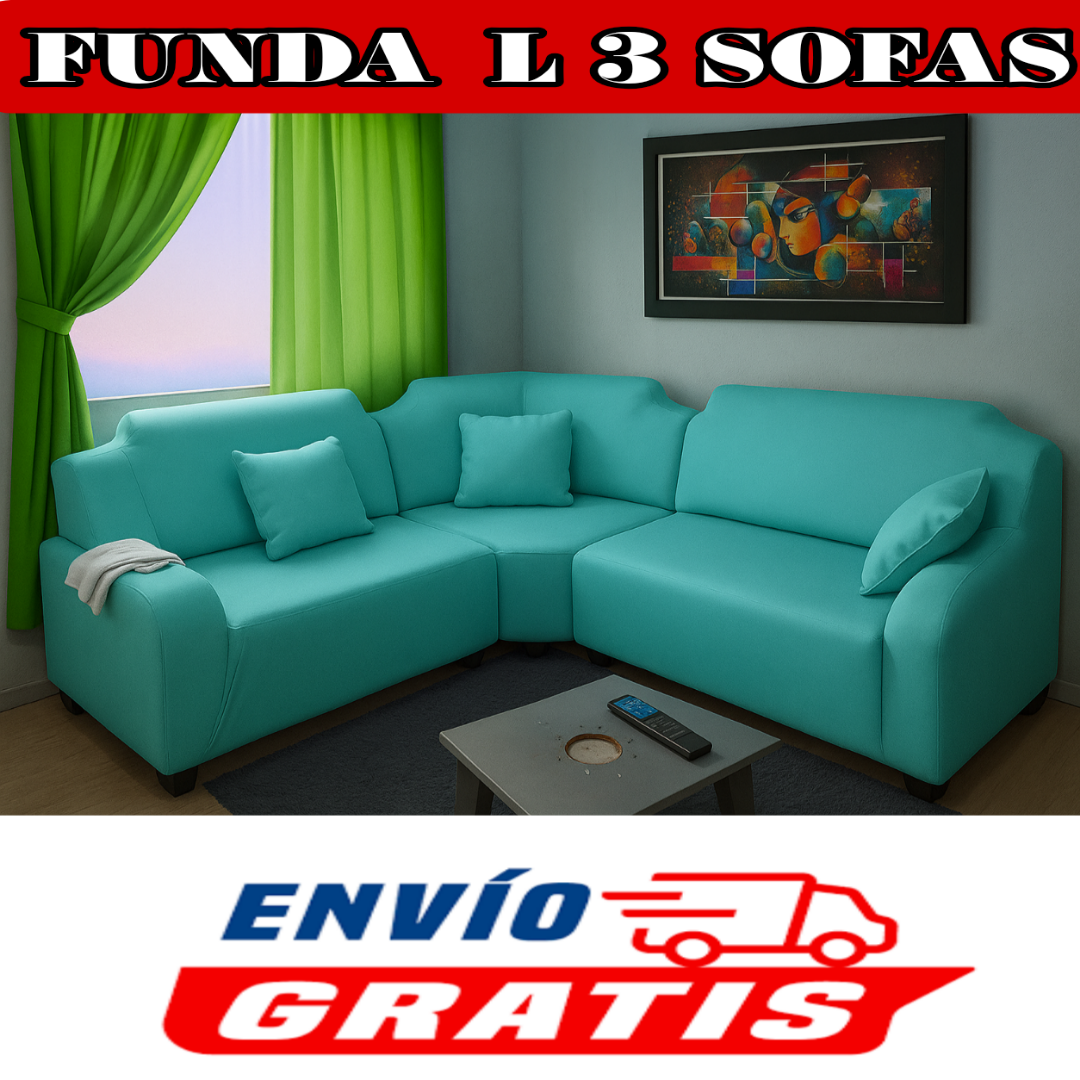 FUNDA PREMIUM AJUSTABLE PARA SOFA  -15% Y 20% DE DESCUENTO ⭐️⭐️⭐️⭐️⭐️