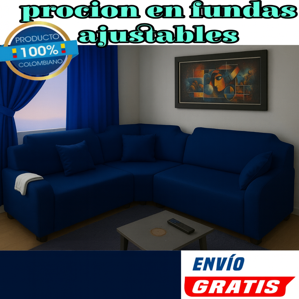 FUNDA PREMIUM AJUSTABLE PARA SOFA  -15% Y 20% DE DESCUENTO ⭐️⭐️⭐️⭐️⭐️