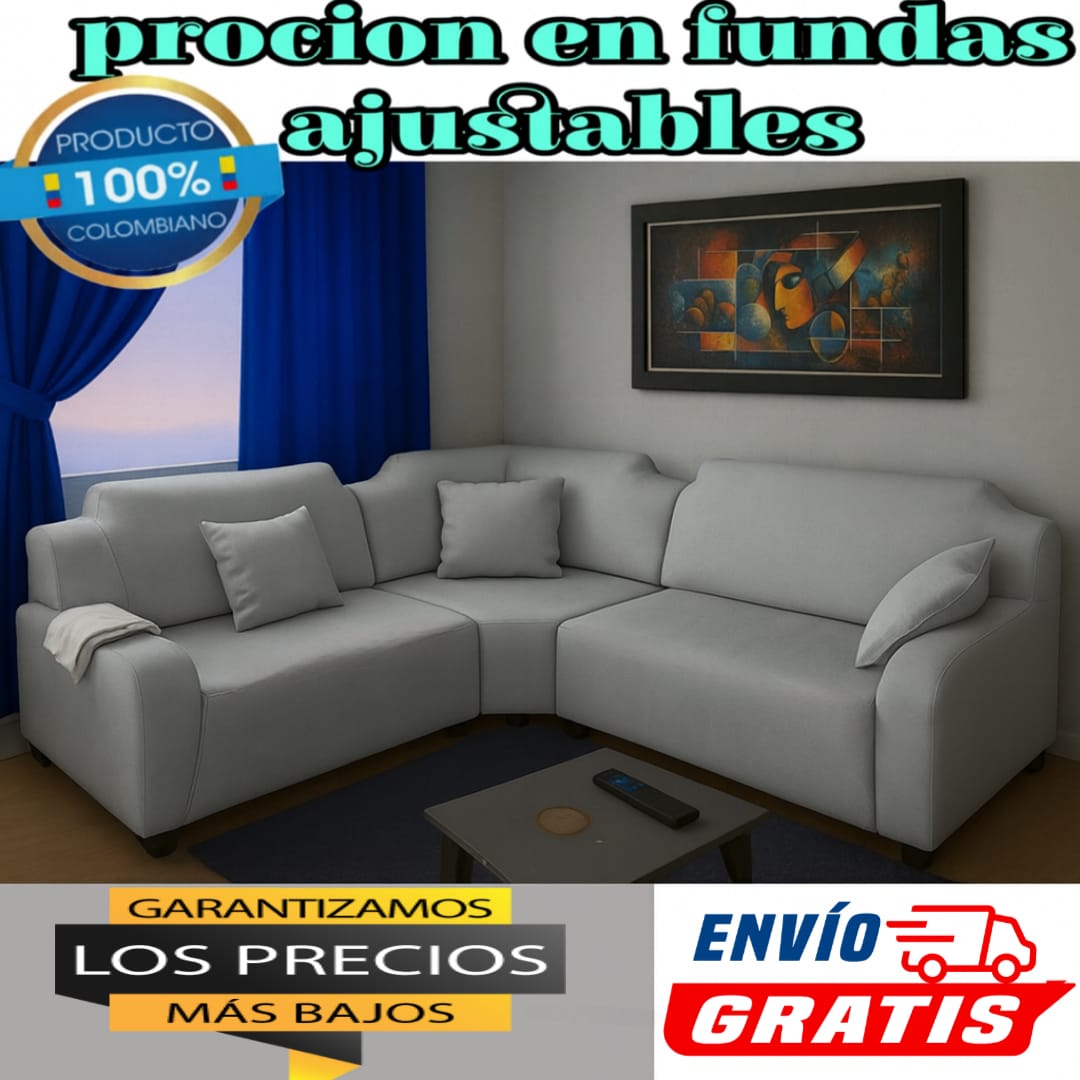 FUNDA PREMIUM AJUSTABLE PARA SOFA  -15% Y 20% DE DESCUENTO ⭐️⭐️⭐️⭐️⭐️