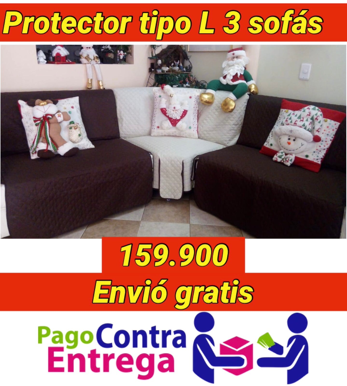 Protectores PREMIUM acolchados  para sofás  ⭐️⭐️⭐️⭐️⭐5/5