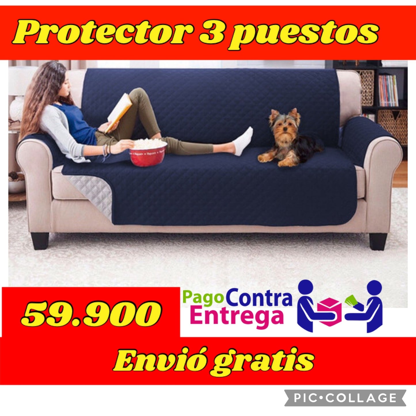 Protectores PREMIUM acolchados  para sofás  ⭐️⭐️⭐️⭐️⭐5/5